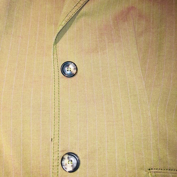 Piazza Sempione Pinstripe Blazer Sz 4 - Picture 4 of 5